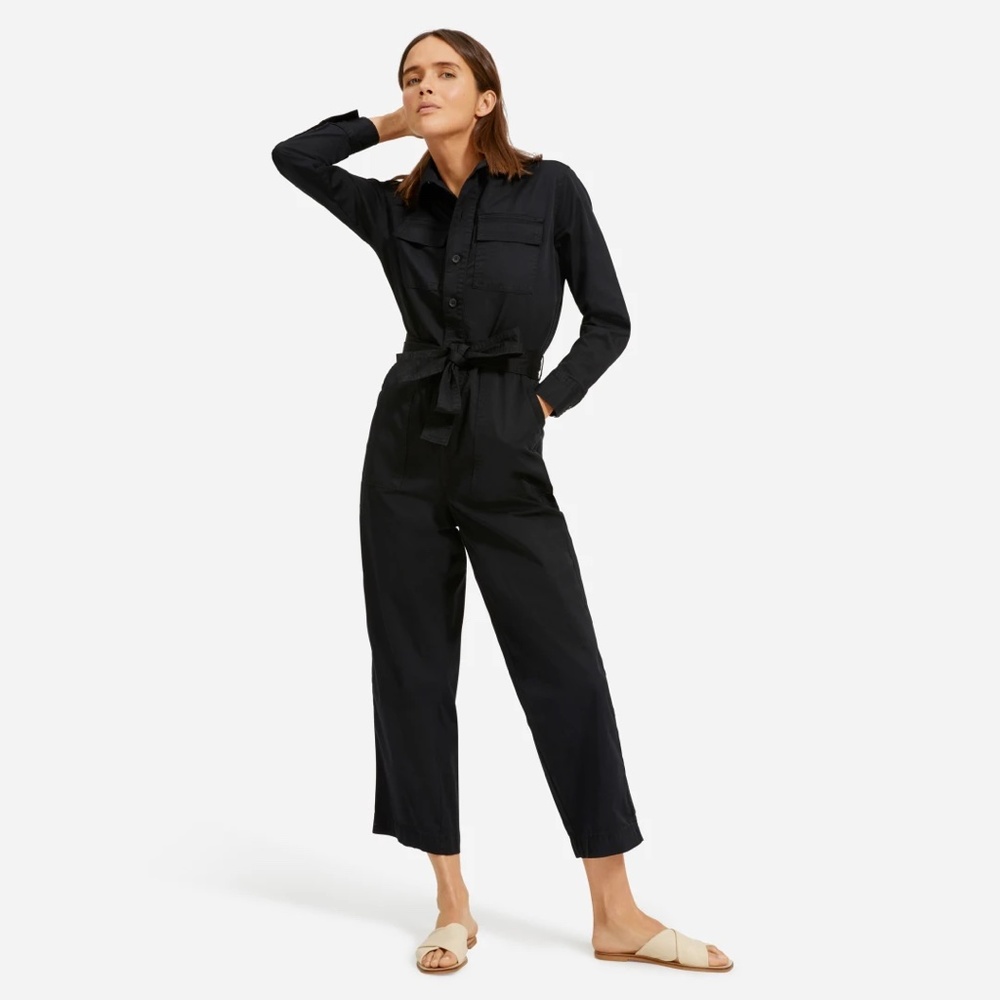 Everlane The Modern Utility Jumpsuit in Navy - 14
